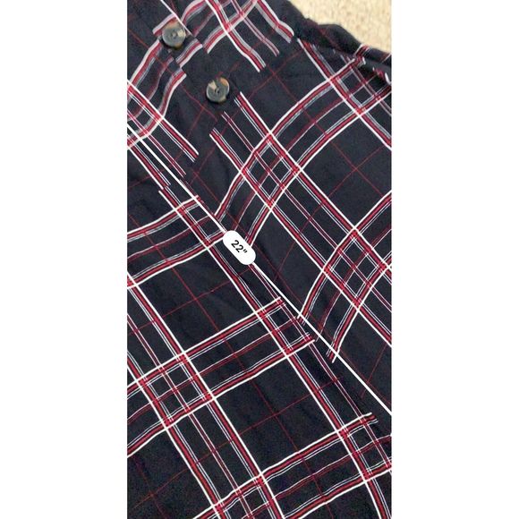 All in Favor red black plaid jumpsuit - Picture 4 of 5